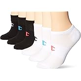 Champion womens 6-pack Super No Show Socks, Assorted, 5 9 US