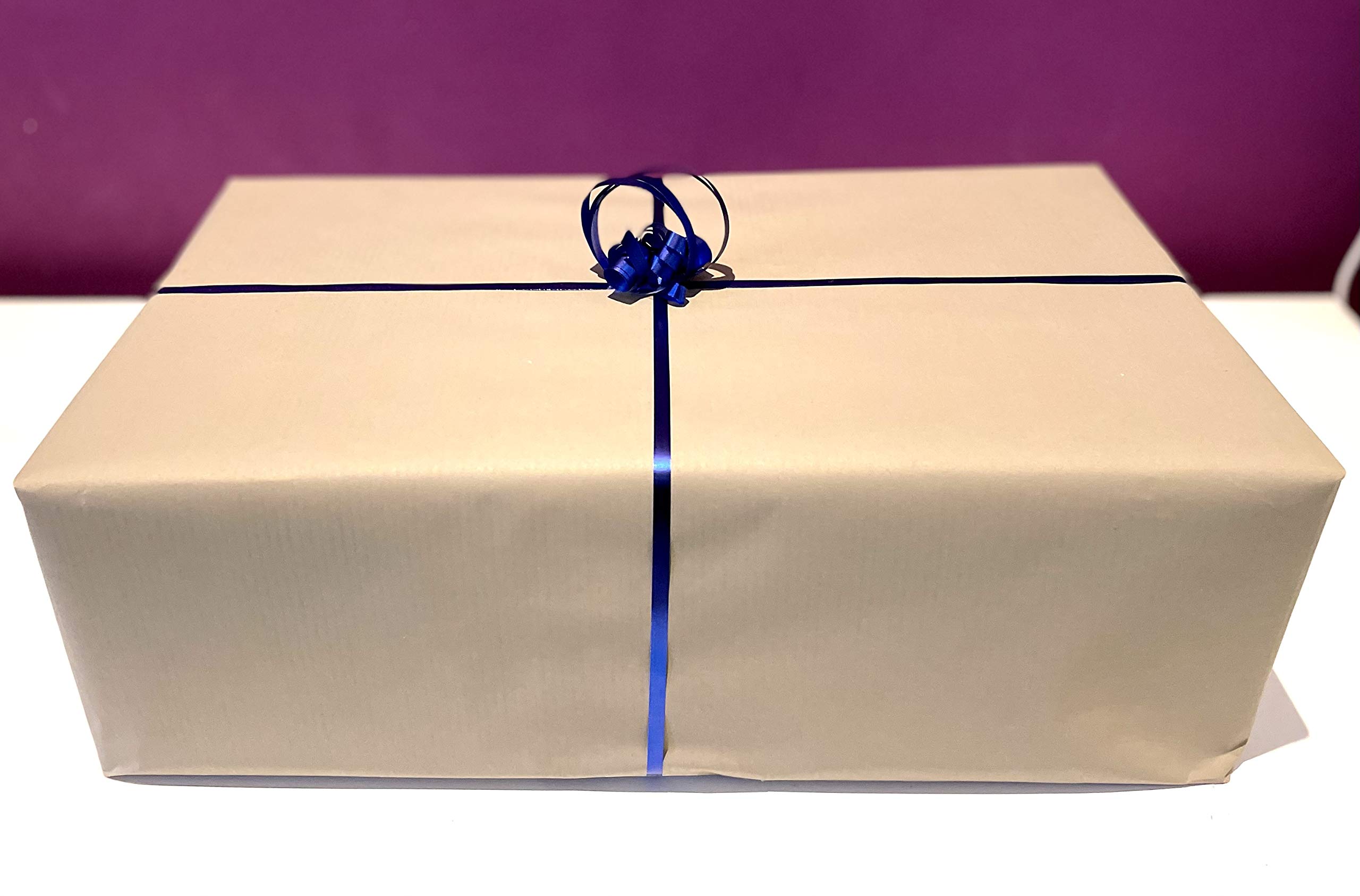 Kraft Wrapping Paper Roll 100% Recycled and Recyclable Gift Wrap (Natural 3m)