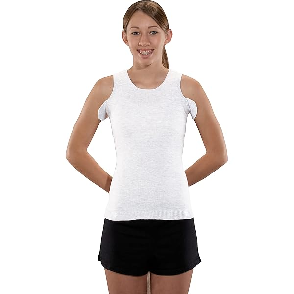 アンスクリア Cotton V Neck No Sleeve Knit KNIT-RITE Torso Interface V-Neck Tank with Axilla Flaps