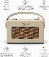 Roberts Revival Uno BT FM/DAB/DAB+ Digital Radio with Bluetooth Pastel Cream view 3
