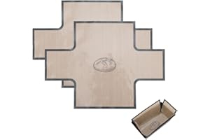 2pcs Silicone Bread Loaf Pan Liners, Nonstick Reusable Baking Mats for 9.5x5in/23x12.7cm or 1.5lb Loaf Pans Easy Clean & Heat