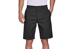 PULI Men's Golf Hybrid Dress Shorts Casual Summer Stretch Flat Front Lightweight Hiking Shorts Quick Dry with Pockets