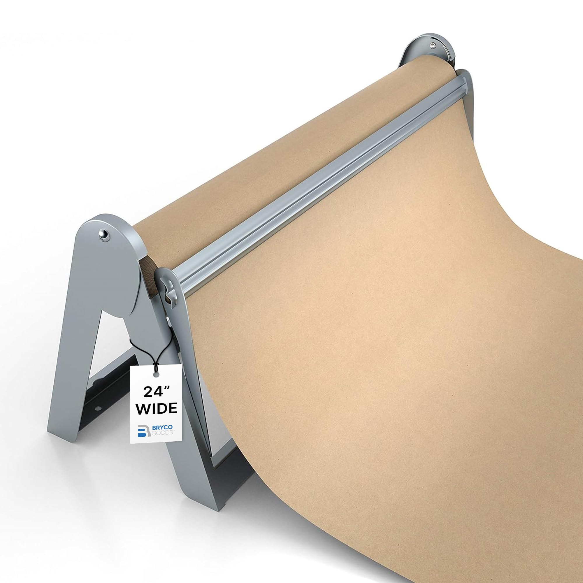 Paper Roll Dispenser and Cutter - Long 24" Roll