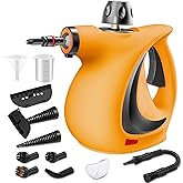 Spurgehom Handheld Steam Cleaner, Portable Steamer with Large Capacity,11-Piece Accessory Set for Cleaning