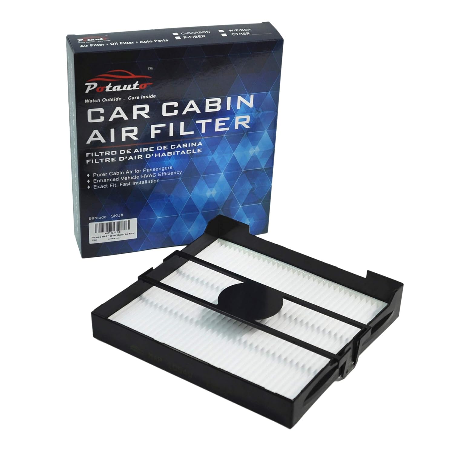 Potauto Map 1054w Cf10745 Replacement High Performance Car Cabin