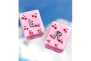 Plifal Xray Markers with Lead Initials - X-ray Markers Cherry in Resin Radiology Include Reusable Adhesive Tapes to Nurse Radiologist Badge Reel Buddy, Easy to Identify