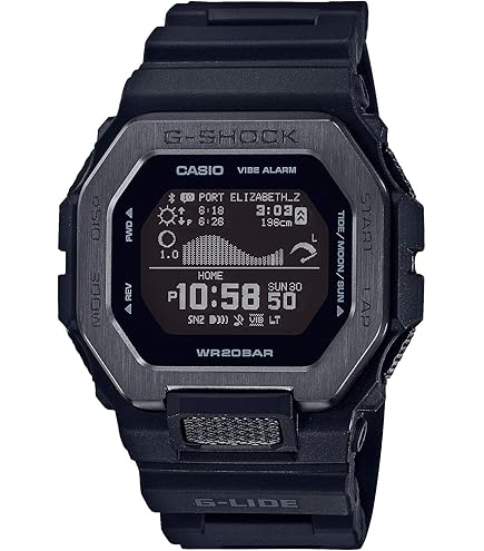 CASIO watch G-SHOCK G-LIDE world six stations wave solar