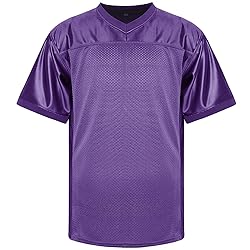 Blank Practice Football Jersey Mesh Athletic Sports