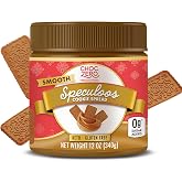 ChocZero Sugar Free Smooth Speculoos Cookie Butter, 12 oz Jar | No Sugar Alcohols, Keto, Low Carb, High Fiber, Gluten Free, For Spreading, Dipping &amp; Baking