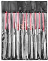QWORK Needle File Set 3x140mm Diamond Mini Modelling Files 10Pcs view 7