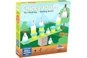 Blue Orange Games Chickyboom Award Winning Wooden Skill Building Balancing Game for Kids