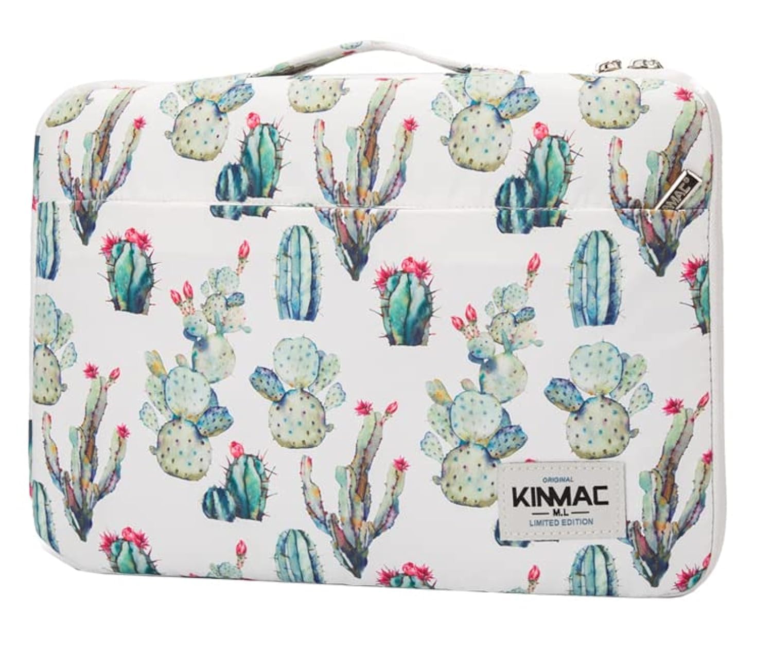 Kinmac Cactus 360° Protective Water Resistant Laptop Case Bag Sleeve with Handle for 12-13 inch Laptops and Tablets, Ideal for Carrying to Work/School and Traveling