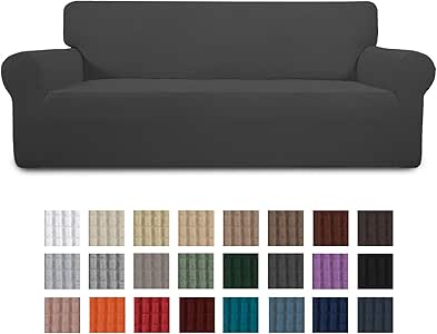 Amazon Com Easy Going Stretch Sofa Slipcover 1 Piece Couch Sofa