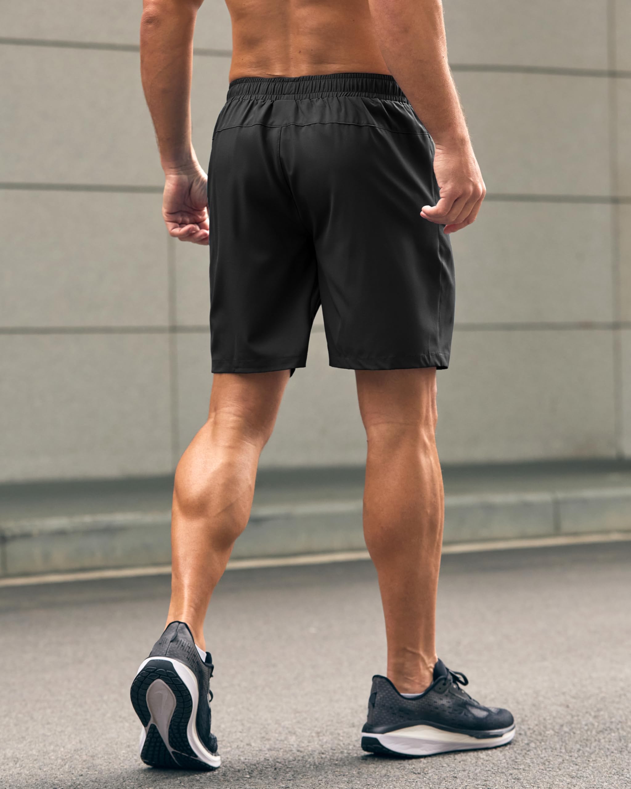 G Gradual Men's Athletic Running Shorts with Zipper Pockets Quick Dry 7