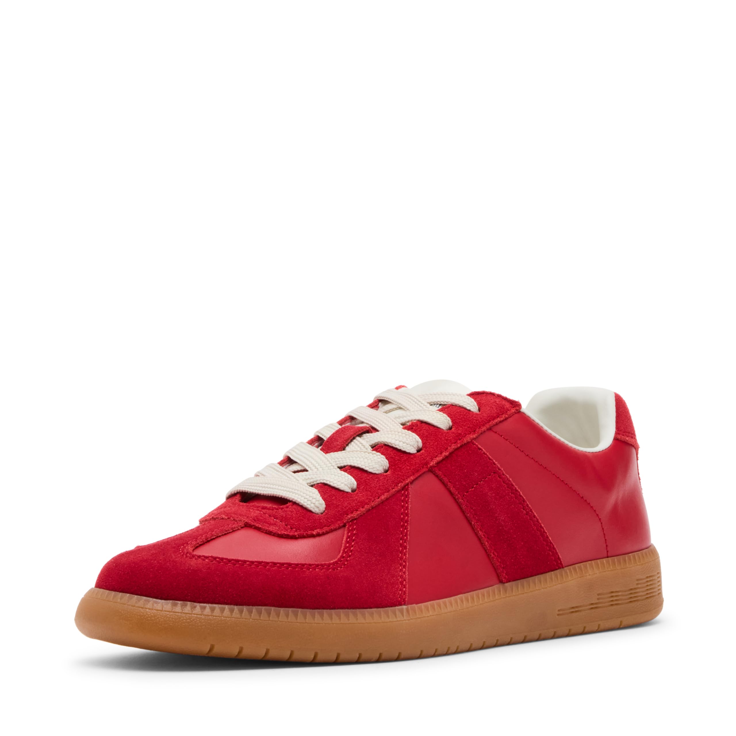 Steve Madden Mens Dixon Fashion Sneaker, Red, 10