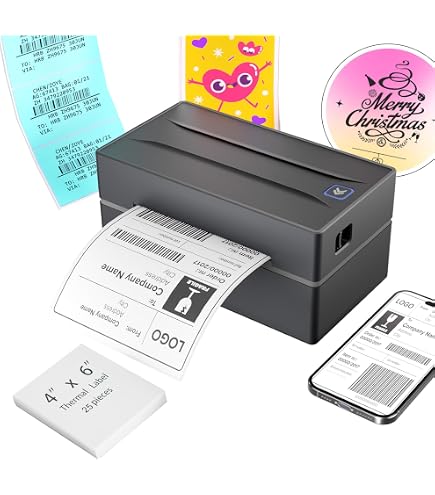 4x6 Direct Thermal Address Shipping Labels – 250 Labels Per Roll – Fits Zebra 2844 GK420d GK420t