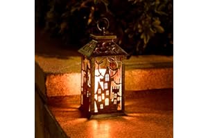 HUYIENO Candle Lanterns Decorative Hanging Lights with Timer Function for Indoor Outdoor, Events, Paritie, Halloween Decoration