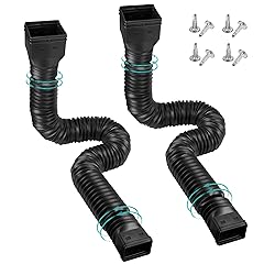 PXCAYFF 2 Pack Rain Gutter Downspout Extensions