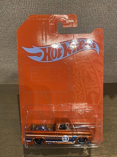 Amazon Co Jp ヤマダ電機限定ホットウィールオレンジ クローム1 64customカスタム62 Chevyシェビーpickupピックアップトラックhotwheels出品同梱定形外可 ホビー 通販