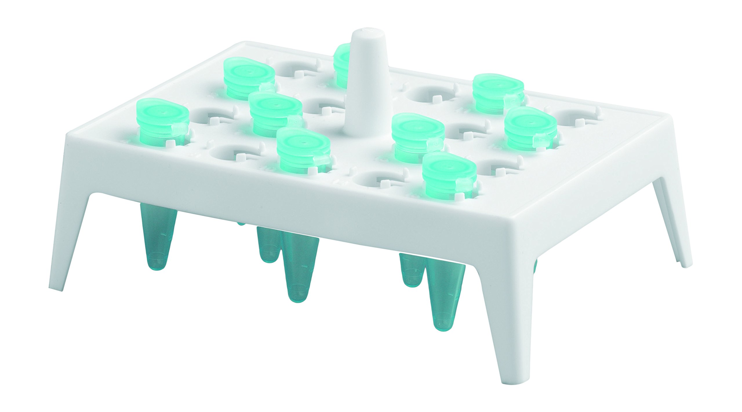 Camlab Plastics RTP/7120-W Polypropylene Floating Rack, White (Pack of 5)