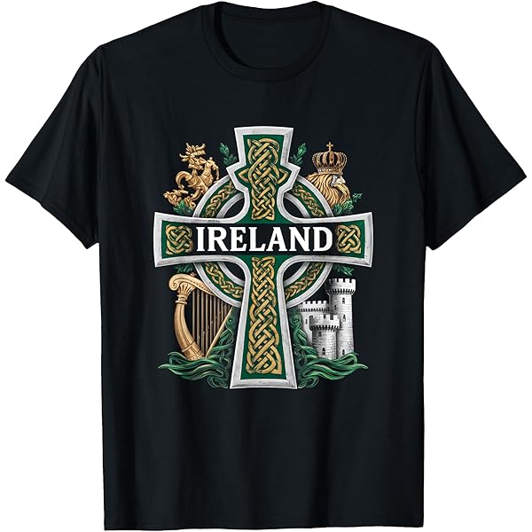 Amazon.com: Cross of the Celtic - Celtic Cross T-Shirt : Clothing