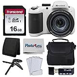 Kodak PIXPRO AZ405 Digital Camera (White), 16GB