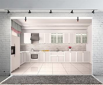 5x4ft Photography Background Modern Kitchen Backdrop Cook Cooker Closet Teapot Fire Place Frigerator Disinfection Cabinet Wedding Room New Home Vlogger Blog Photo Portrait Vinyl Studio Prop Electronics Photo Backgrounds Galeriaslastorres Com