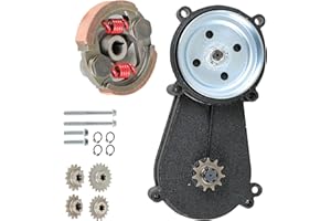 GXYWADY Transmission Gear Reduction Box Clutch Replacement for 2 stroke 47cc 49cc T8F 11T 13T 14T 17T 20T 116mm Black