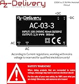 AZDelivery 220V to 3.3V 1A Mini Power Supply for Raspberry Pi w/ E-Book view 4