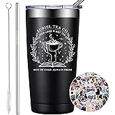 BIRGILT Suriel Tea Co Velaris Tumbler 20oz - Acotar Merch Gifts for Readers Book Lovers Women - A Court of Thorns and Roses Cup - Acotar Velaris Gift, Christmas Bookish Gifts for Librarian, Friend
