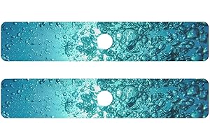 QWTHUM Kitchen Faucet Absorbing Mat Sink Splash Guard Behind Faucet Drip Catcher for Bathroom RV Bar 30x5.4in 2PCS water