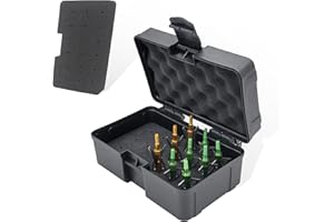Wamlet Broadhead Box Storage Broad Heads Case Outdoor Arrow Tips Organizer for Compound Bow and Crossbow Accessories - Holds 18pcs Broadheads(Case Only)