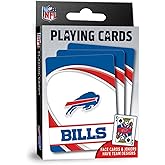 MasterPieces - NFL Playing Cards, Officially Licensed Buffalo Bills Football Deck, Family Games for Adults and Kids, Standard Size