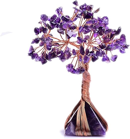 Crystal Money Tree Crystal Money Tree Amethyst Gem Tree Home Office