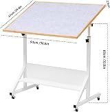 Tektalk Jigsaw Puzzle Table Board with Cover, Height Adjustable Easel, 1500 view 6