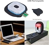 COTOP Unisex LED Beanie Hat with Detachable Light USB Rechargeable Black view 5