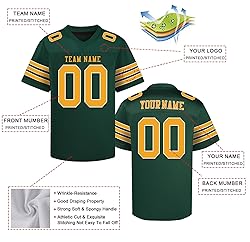 Custom Football Jersey Personalized