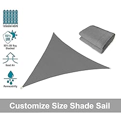 Amahut Sun Shade Sail Triangle Canopy Porch Cover
