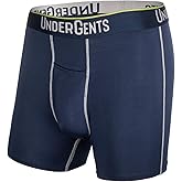 UnderGents Men's 6” Leg Boxer Brief Underwear with Horizontal Fly & Ultra-Soft Comfort