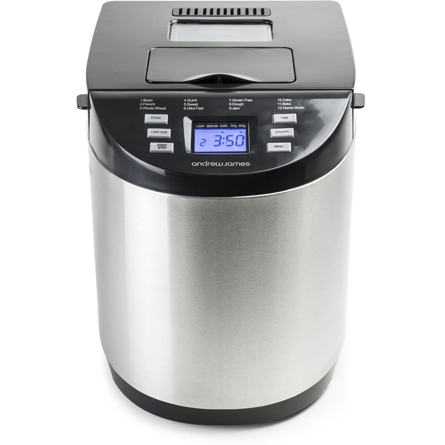 Andrew James - Automático Premium - Panificadora (en acero ...