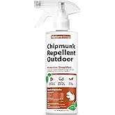 NatureStop Chipmunk Repellent Spray for Outdoor Use – Helps Deter Chipmunks & Small Rodents, 16 oz (475mL)