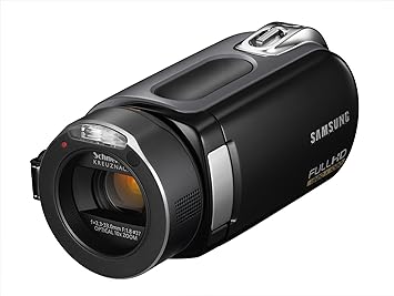 Amazon Com Samsung Hmx H104 Hd Videocamara De Memoria Ssd Flash Con 16 Gb De Memoria Y Zoom Optico De 10 X Electronics