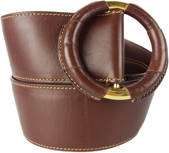 Amazon Co Jp グッチ Gucci ヴィンテージ 65 26 Gg レザー 太 ベルト ブラウン sam 中古 ファッション