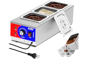 Chocolate Tempering Machine - Commercial Chocolate Melting Machine w/ 13L Capacity and 86-185℉ Temp Control, 1200W Profession