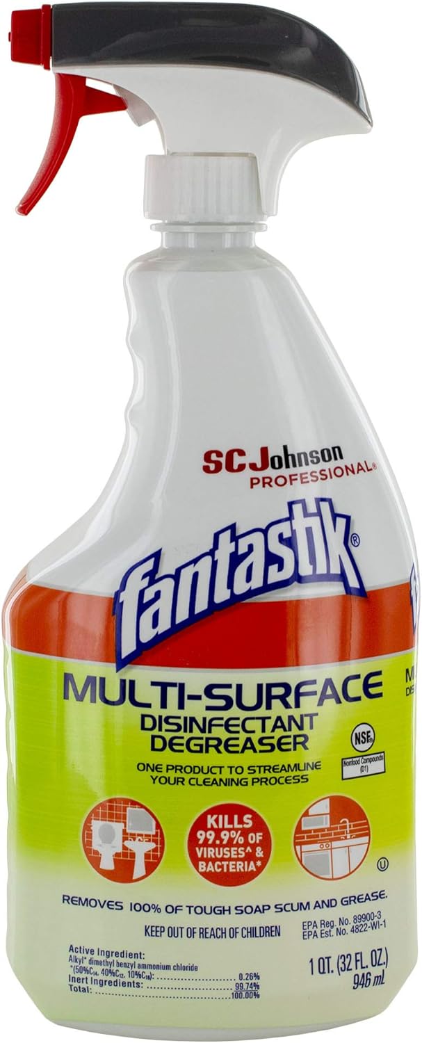 Amazon Com Fantastic 32oz Trigger Multi Surface Disinfectant Degreaser Package May Vary Pack Of 2 Health Personal Care