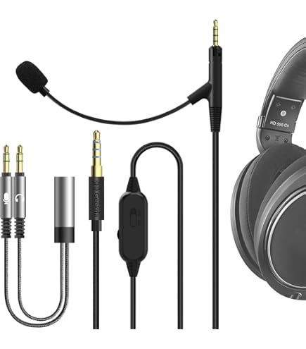 Amazon.com: Audio Replacement Cable with in-Line Mic Remote