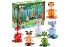Coola Craft Kits for Kids Felt Animal Toddler Craft - 6Pack Art and Craft DIY Early Educational Toys Suitable Need Best Gift for Kids Age 3-6,7,8,9