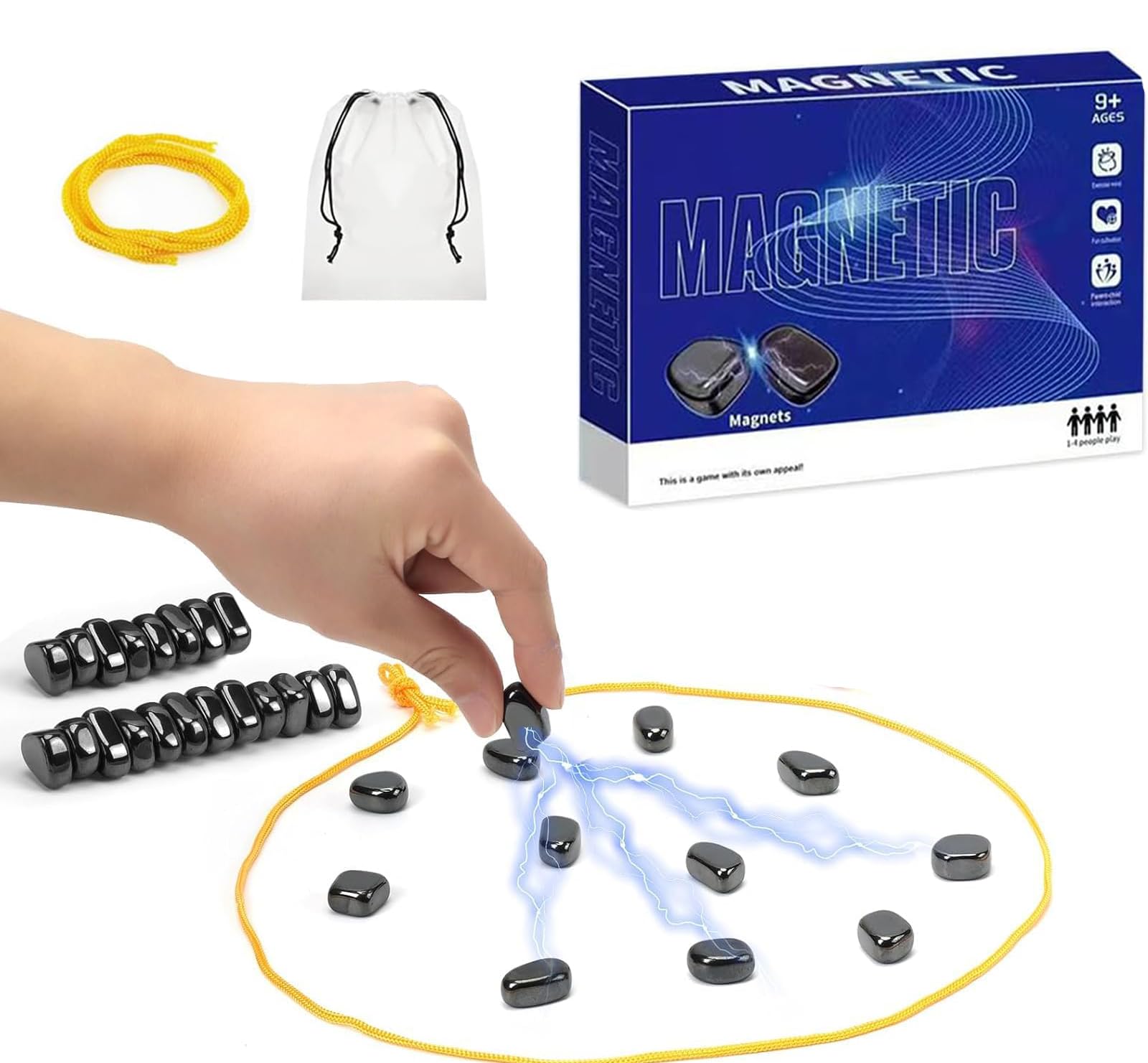 Magnetic Chess Game Logic Training Board Game for Kids Portable Educational Checkers Game Magnetic Chess for Family Gatherings-Combining Chess with Magnetic Game for Family Gathering and Travel