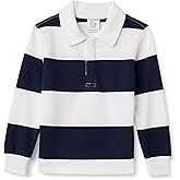 Amazon Essentials Boys and Toddlers' Rugby Polo Shirt