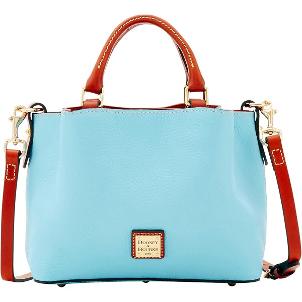 Bourke Women's Pebble Grain Geena Satchel Bag in Midnight Blue
